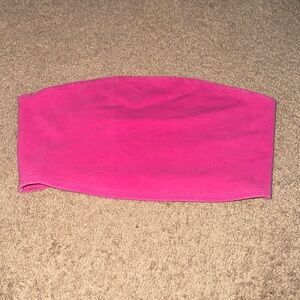 pink tube top